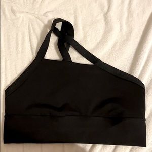 Reebok one shoulder sports bra size medium